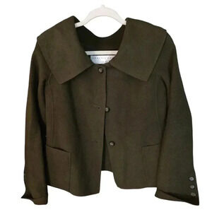 Charles Nolan New York wool and angora blend blazer/jacket